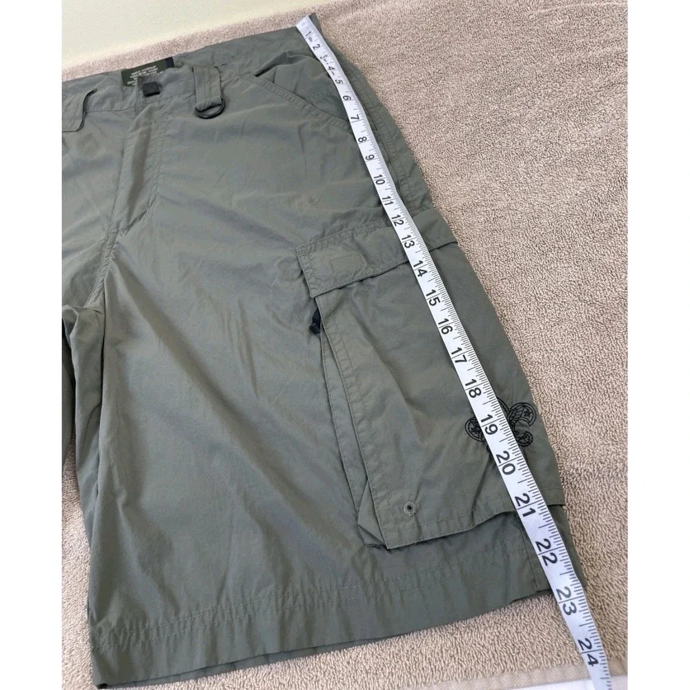 Boy Scouts Cargo Shorts Green Nylon Centennial‎ Uniform Adult Sz Small 31x10